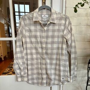 Vineyard Vines Beige Plaid Casual Shirt